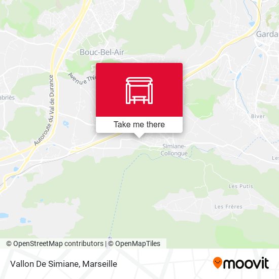 Vallon De Simiane map