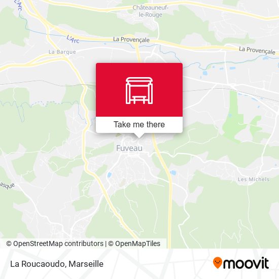La Roucaoudo map