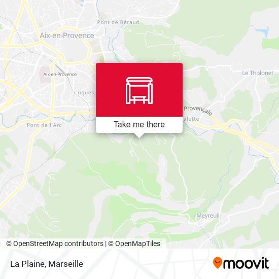 La Plaine map