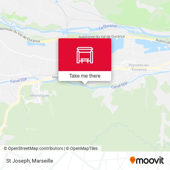 St Joseph map