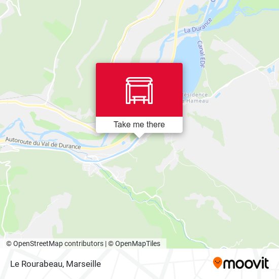 Le Rourabeau map