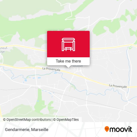 Gendarmerie map