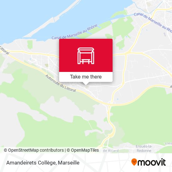 Amandeirets Collège map