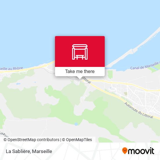 La Sablière map