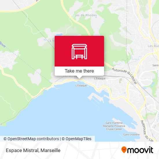 Espace Mistral map