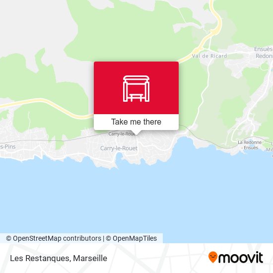 Les Restanques map