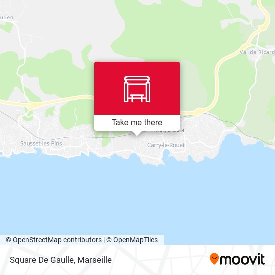 Square De Gaulle map