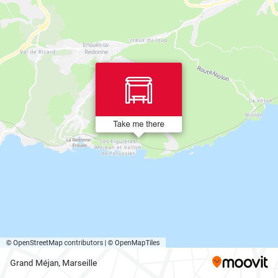 Grand Méjan map