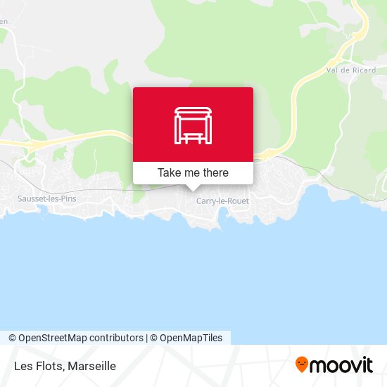 Les Flots map
