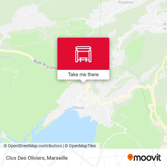 Clos Des Oliviers map