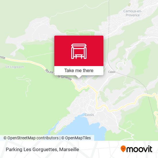 Parking Les Gorguettes map