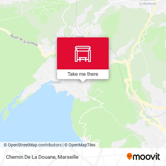 Chemin De La Douane map
