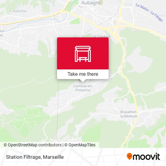 Station Filtrage map