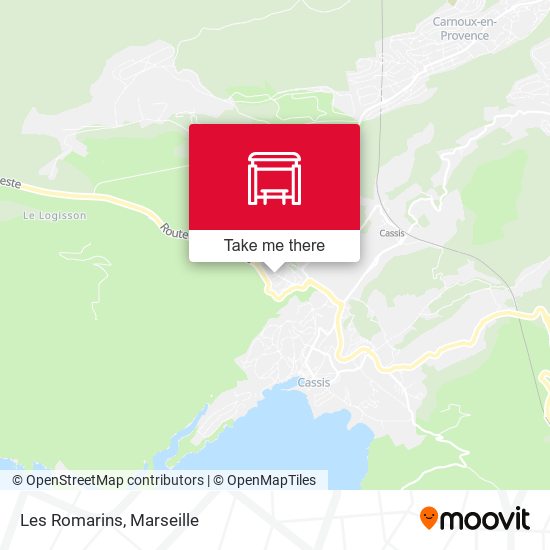 Les Romarins map