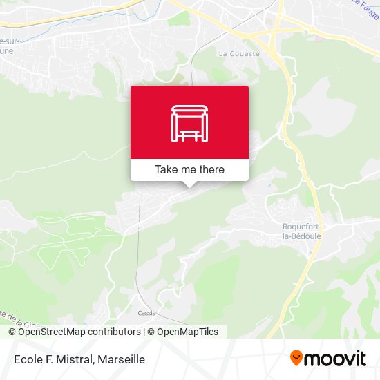 Ecole F. Mistral map