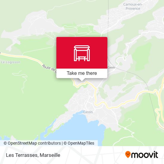 Les Terrasses map