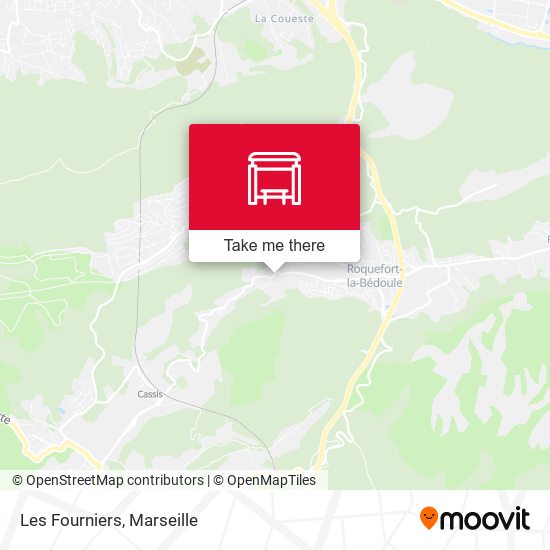 Les Fourniers map