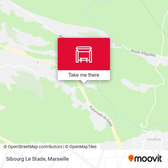 Sibourg Le Stade map