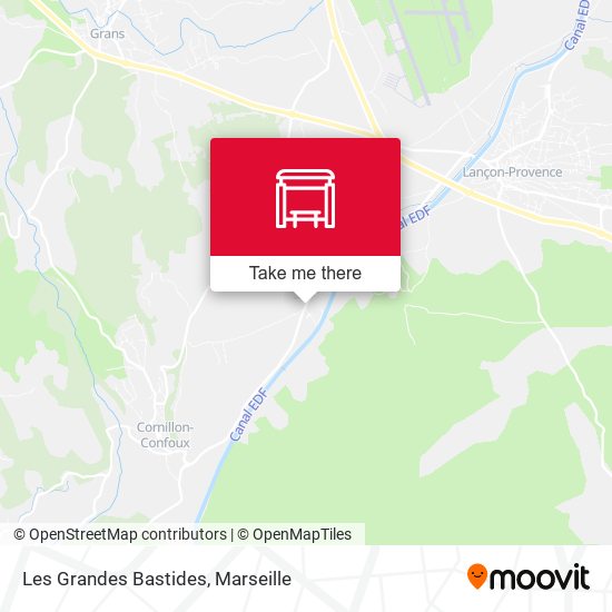 Les Grandes Bastides map