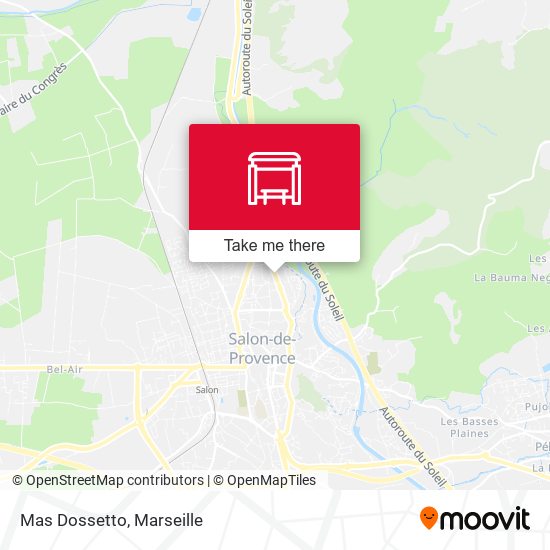 Mas Dossetto map