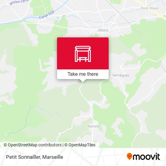 Petit Sonnailler map