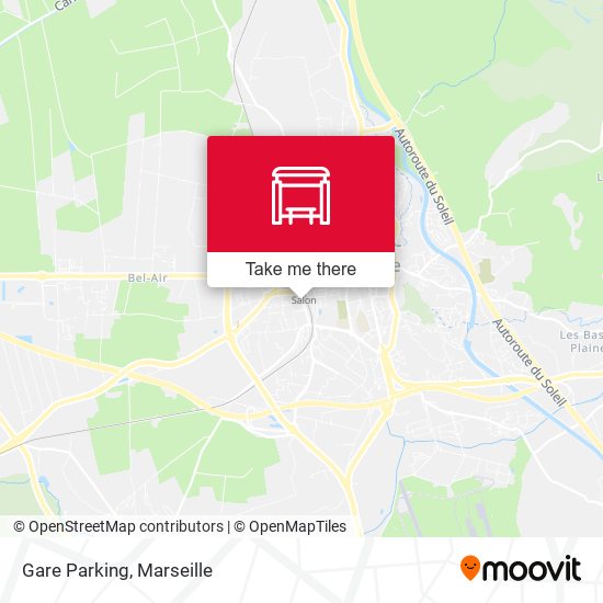 Gare Parking map