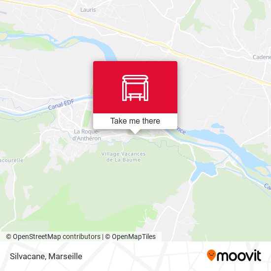 Silvacane map