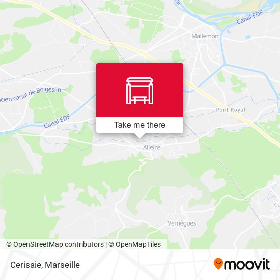 Cerisaie map