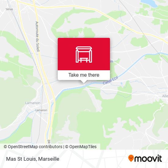 Mas St Louis map