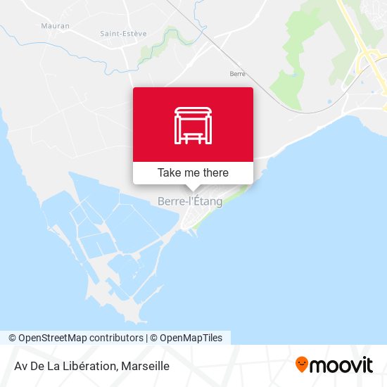 Av De La Libération map