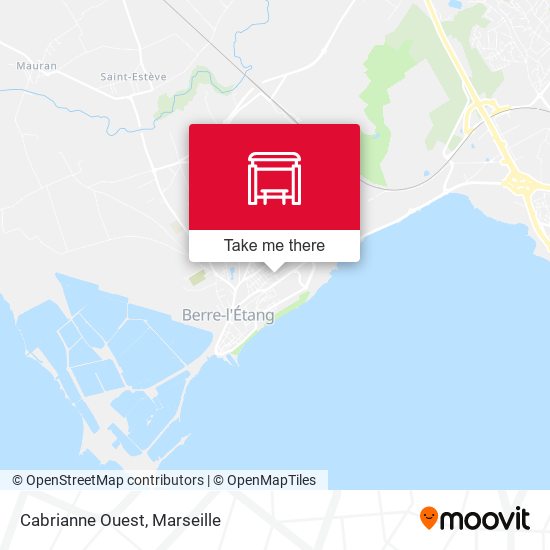 Cabrianne Ouest map