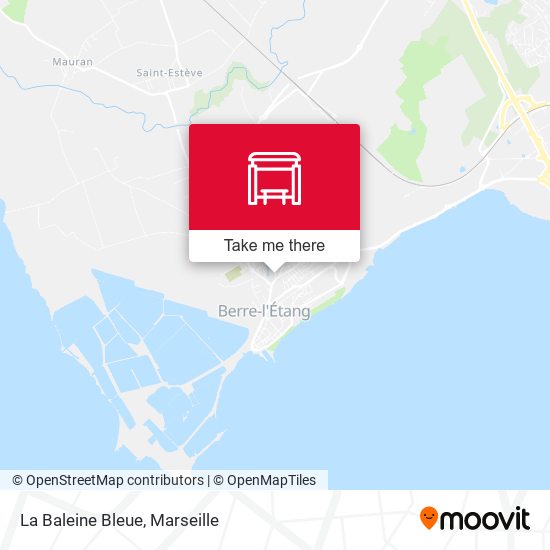 La Baleine Bleue map