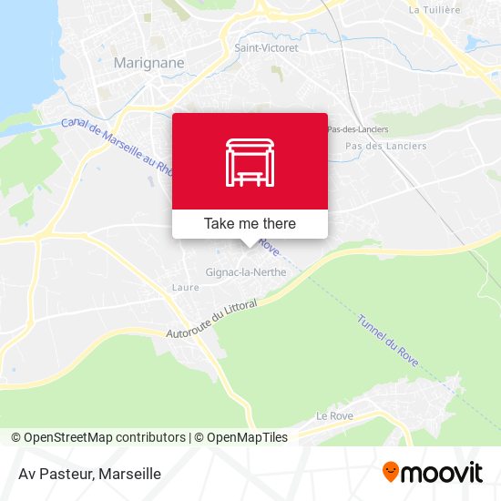 Av Pasteur map