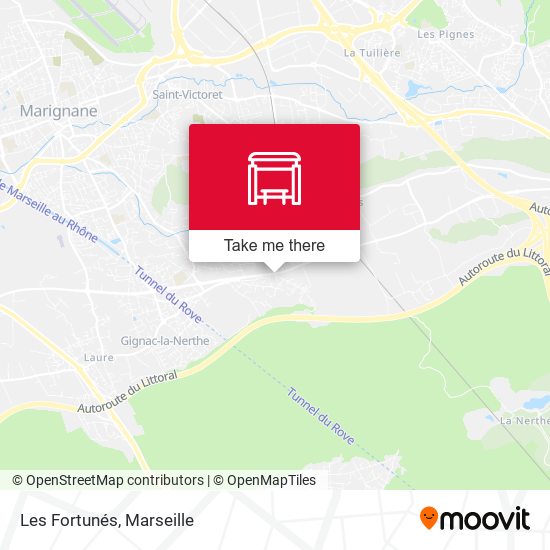 Les Fortunés map