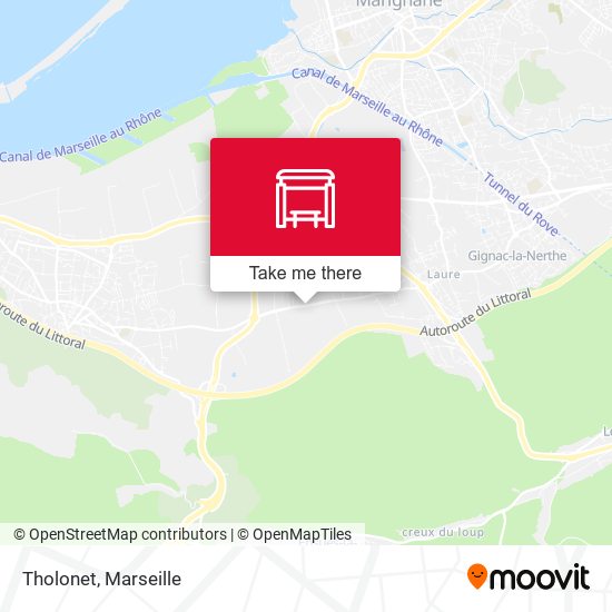 Tholonet map