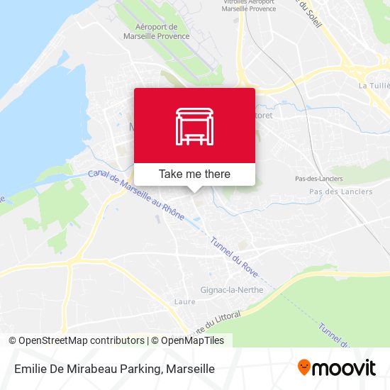 Emilie De Mirabeau Parking map