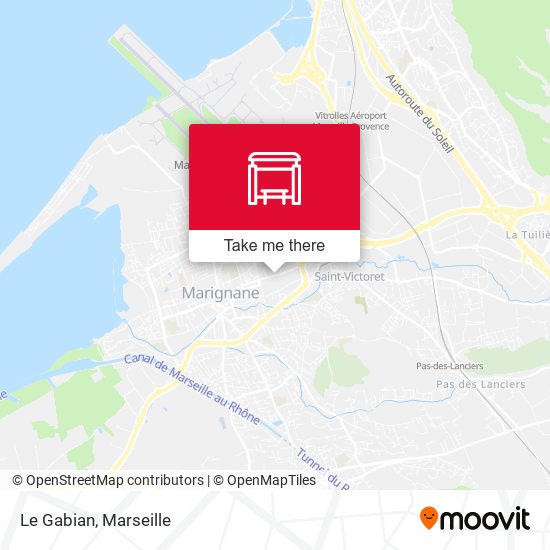 Le Gabian map