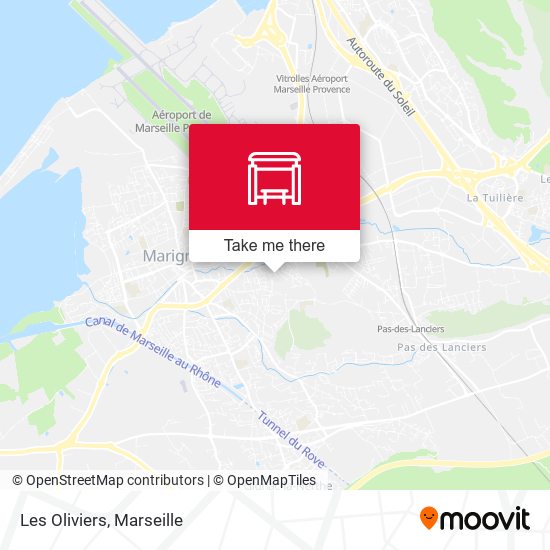 Les Oliviers map