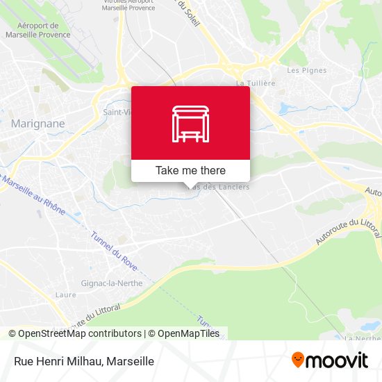 Rue Henri Milhau map
