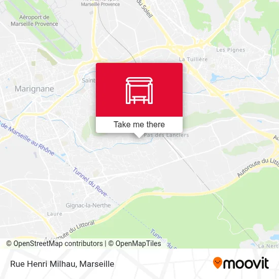 Rue Henri Milhau map