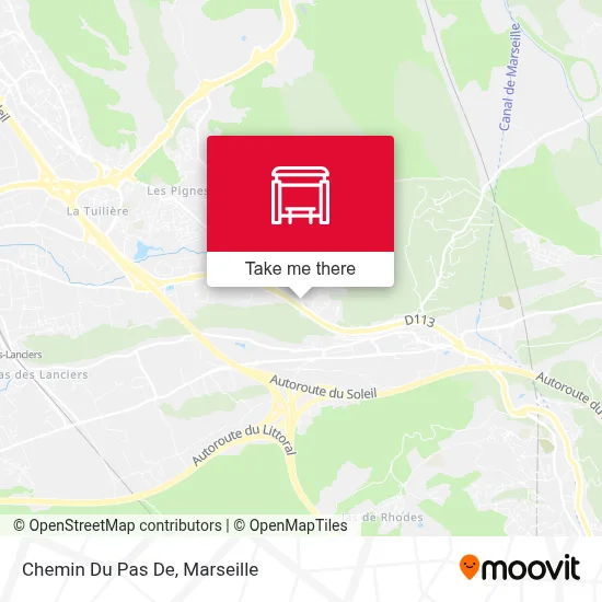 Chemin Du Pas De map