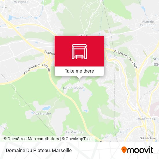 Domaine Du Plateau map