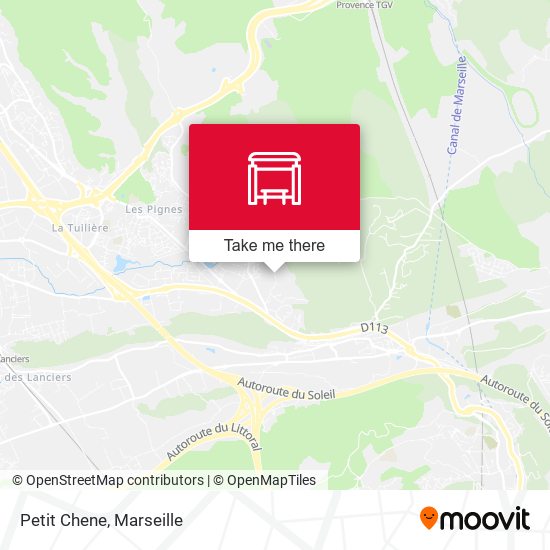 Petit Chene map
