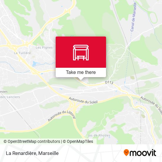 La Renardière map