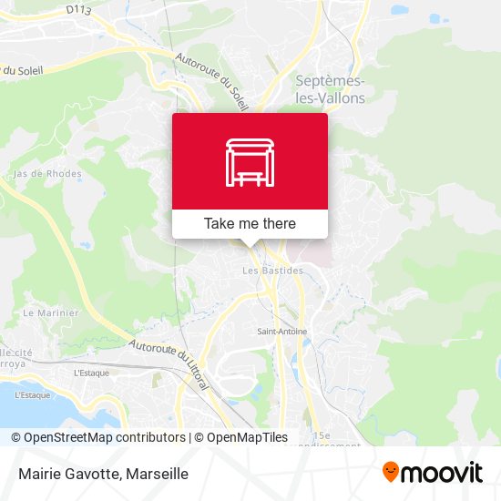 Mairie Gavotte map