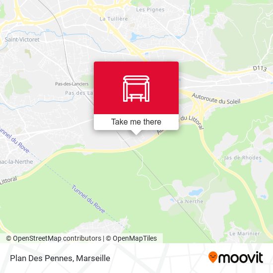 Plan Des Pennes map