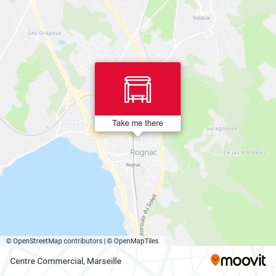 Centre Commercial map