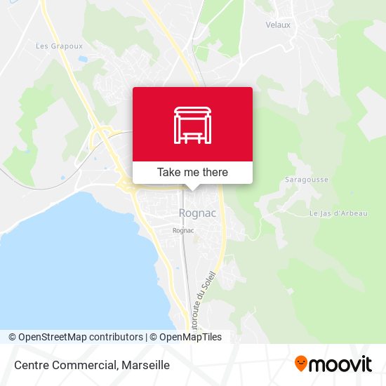 Centre Commercial map
