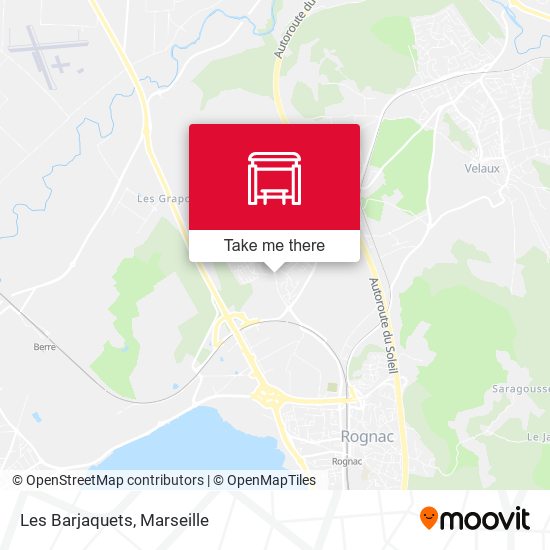 Les Barjaquets map