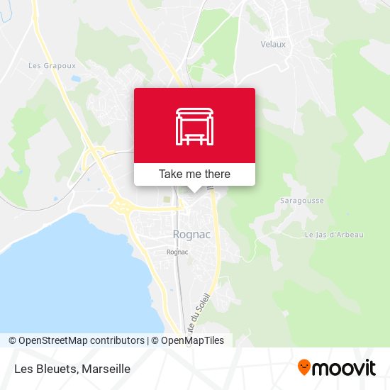 Les Bleuets map